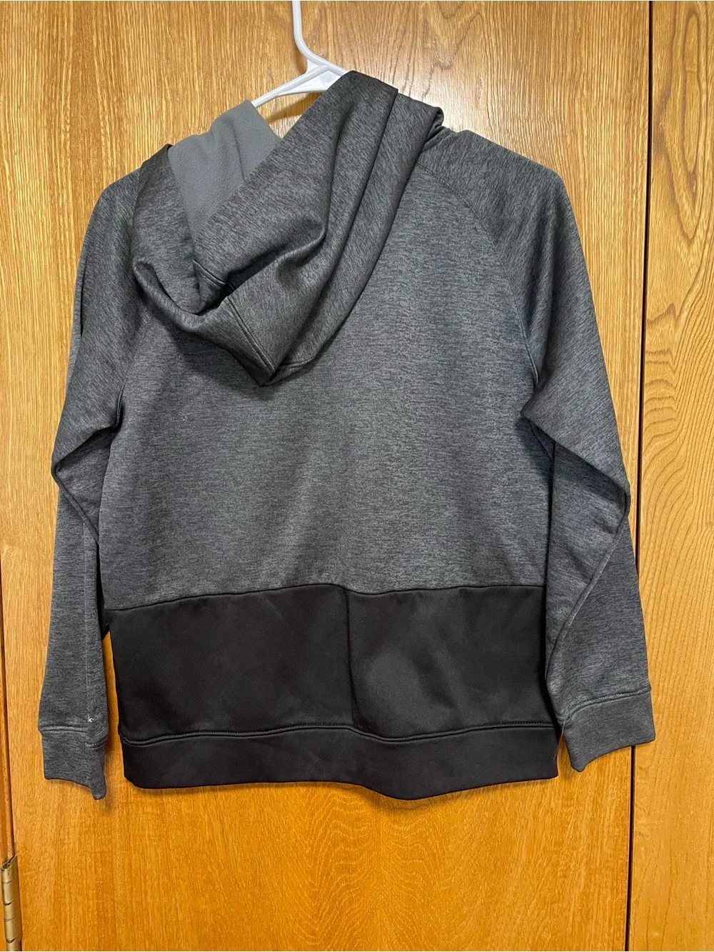 Xersion kidsDark Gray Two-Tone Hoodie with Black Panel